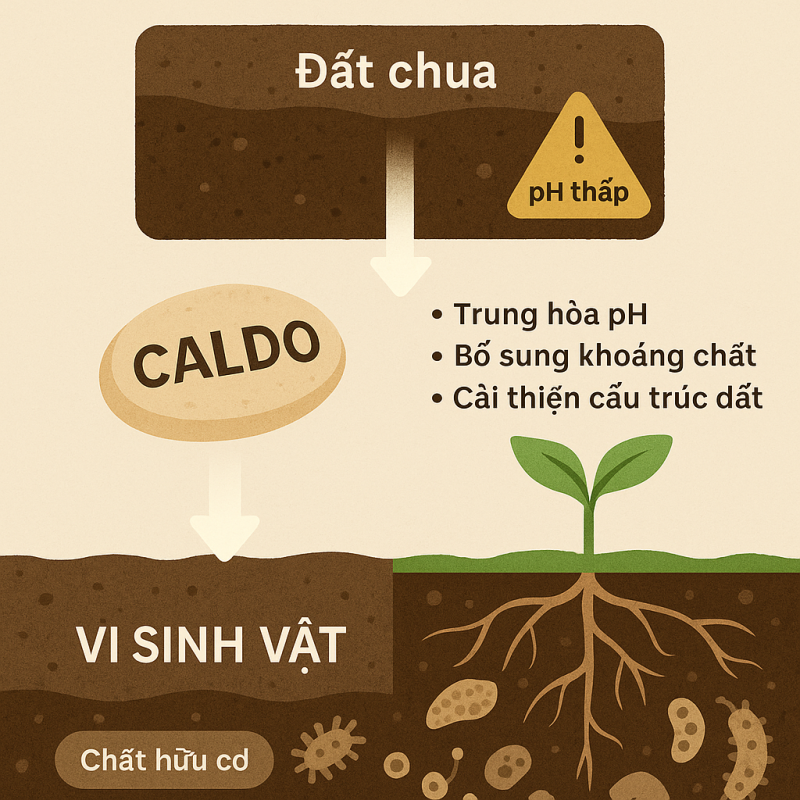 Tác dụng của CALDO trong phục hồi vi sinh