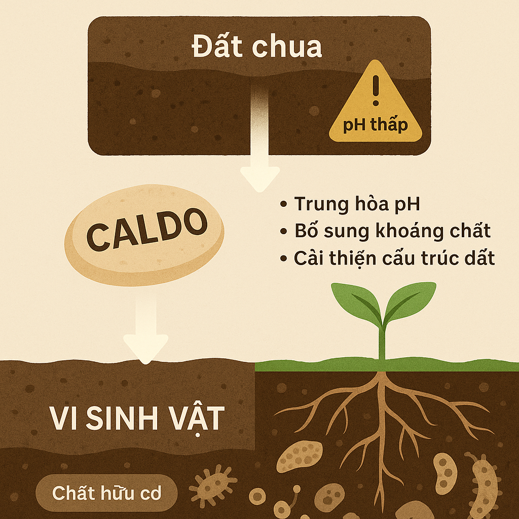 Tác dụng của CALDO trong phục hồi vi sinh