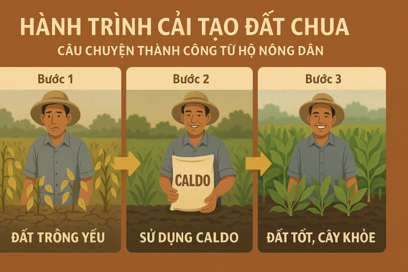 Hành trình cải tạo đất chua