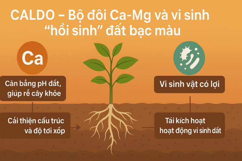 Vai trò của Canxi và Magie trong đất nông nghiệp