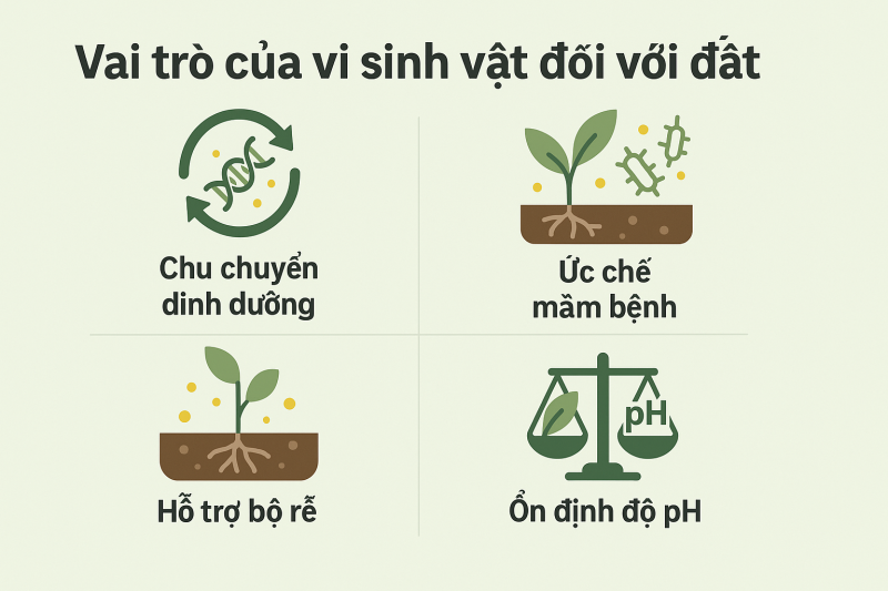 Vai trò vi sinh vật trong đất nông nghiệp